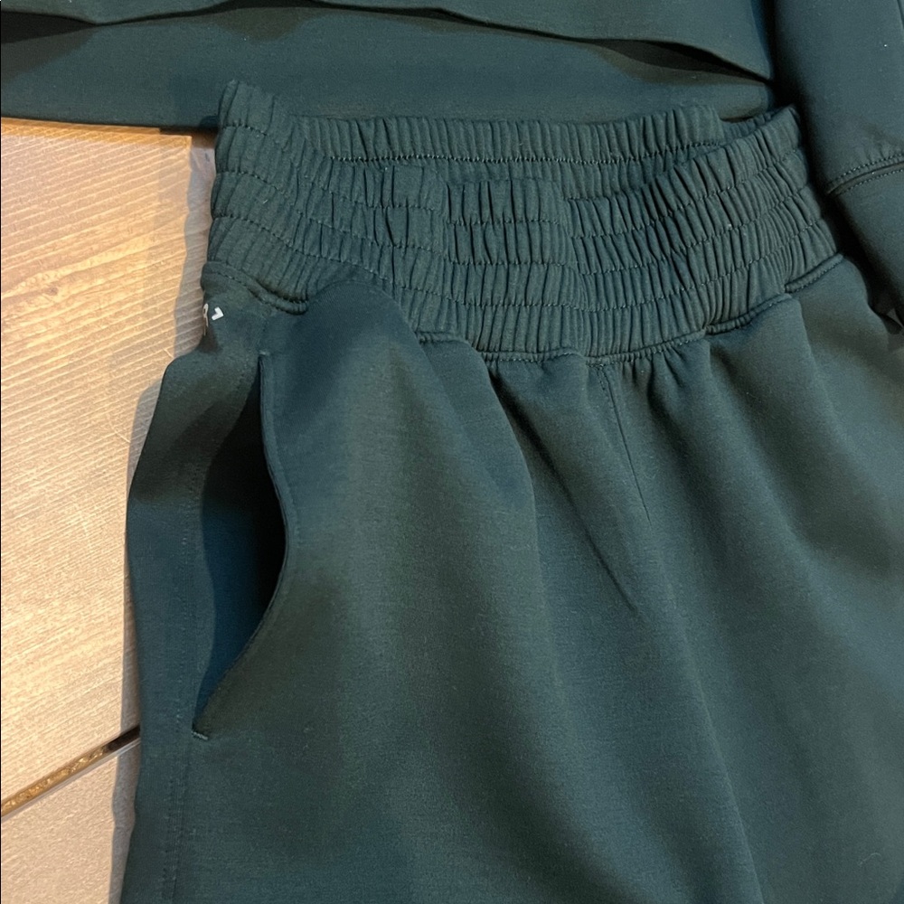 Deep Evergreen Hoodie and Jogger Set - Picture 2 of 4